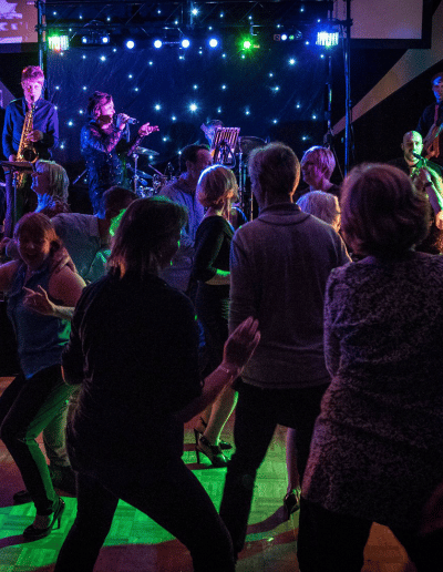 people dancing in the party